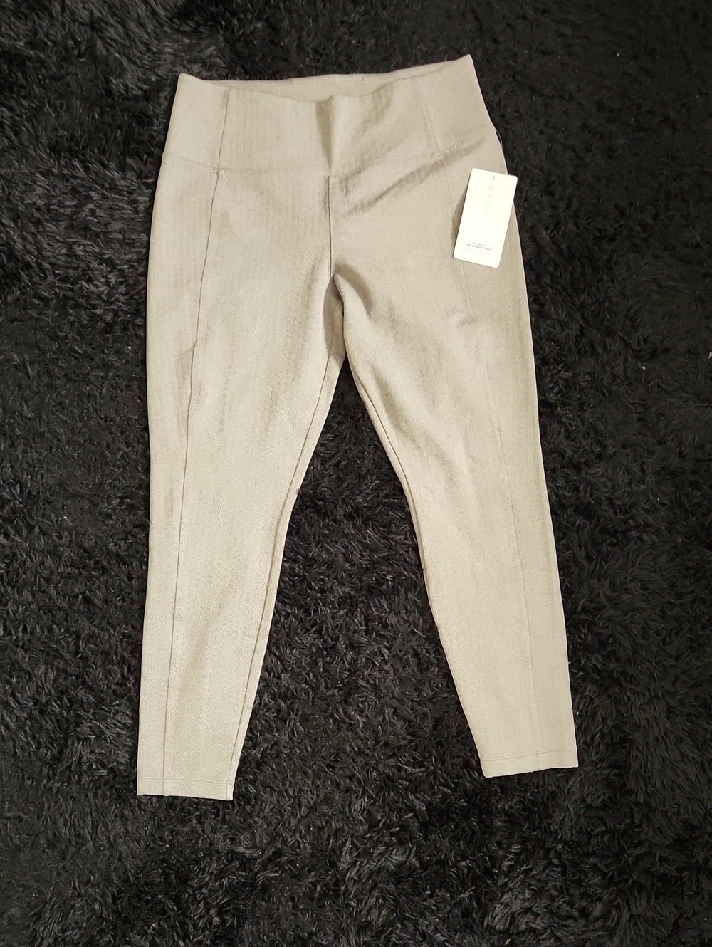 Athleta High-Waist Slim Ponte Leggings - Beige